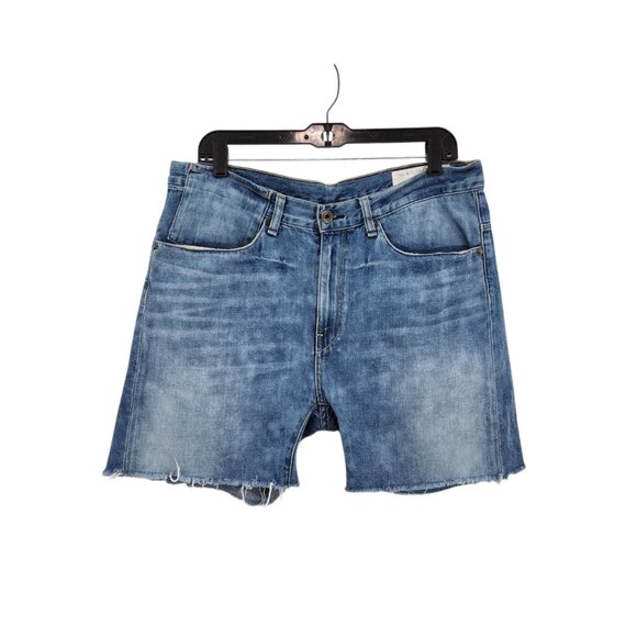 Rag and Bone Women's 100% Cotton Distressed Slim Fit Denim Shorts - 29 - Picture 1 of 8